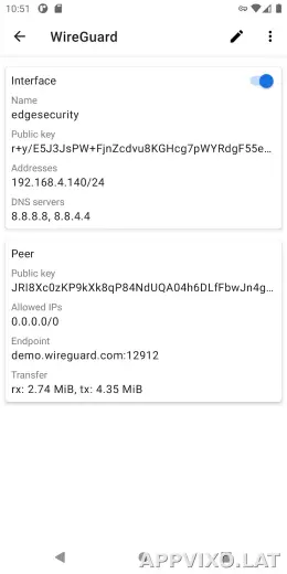 WireGuard скриншот 2